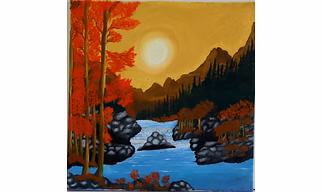 Painting: Tranquil Horizons