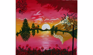 Painting : Serenity's Embrace