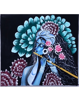 Painting : Playful Divine: Krishna Ji