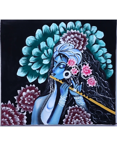 Painting : Playful Divine: Krishna Ji-12645917