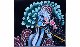 Painting : Playful Divine: Krishna Ji