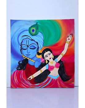 Painting : Eternal Love: Radha Krishna