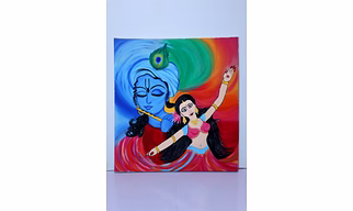 Painting : Eternal Love: Radha Krishna