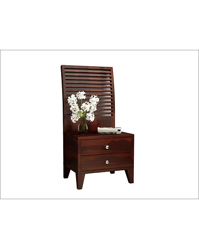 Wooden Bed with Side Tables : Elegant Sleep-4