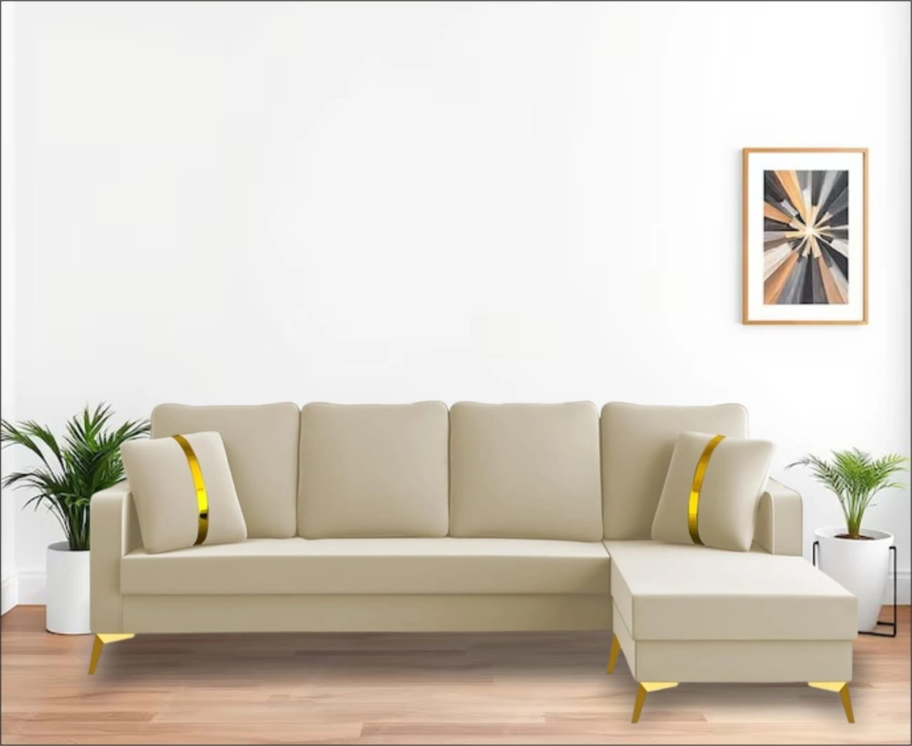 Luxe Living: 3+2 Sofa Set-12646483