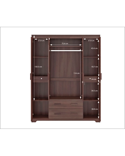 Versatile Almirah with Storage Box-2