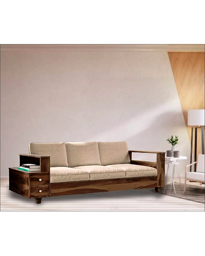 3 Seater wooden Sofa-12646705