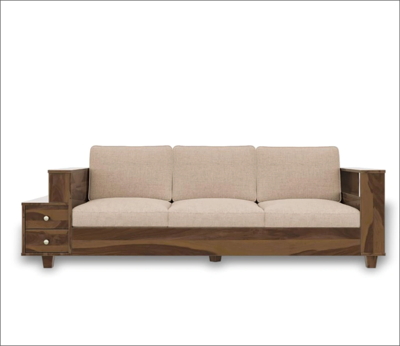 3 Seater wooden Sofa-3