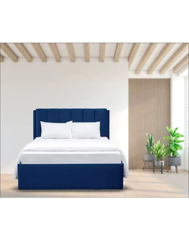 Unpholestered Bed,