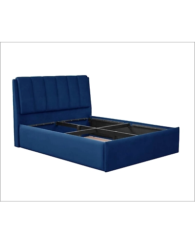 Unpholestered Bed,-3