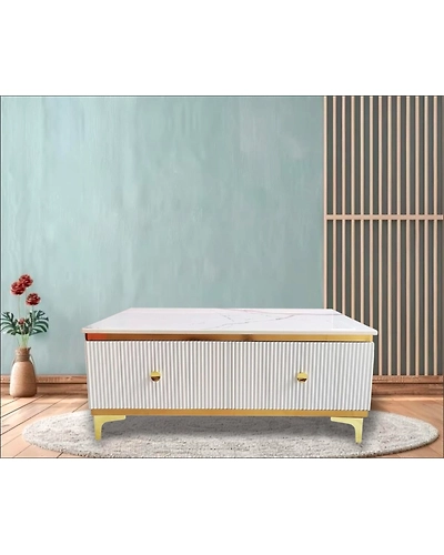 Elegant White Center Table-12646999