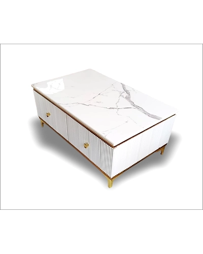 Elegant White Center Table-3