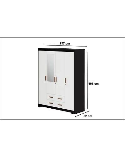 Classic Wooden Almirah-3