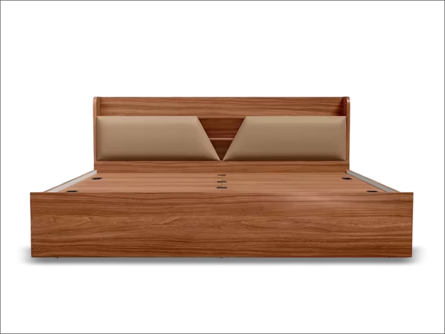 Timeless Comfort: The Wooden Bed-1