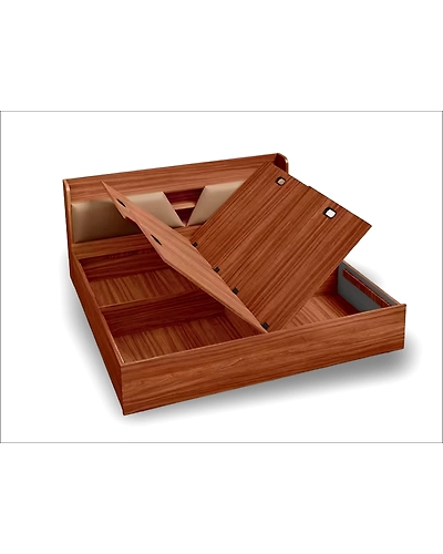 Timeless Comfort: The Wooden Bed-2