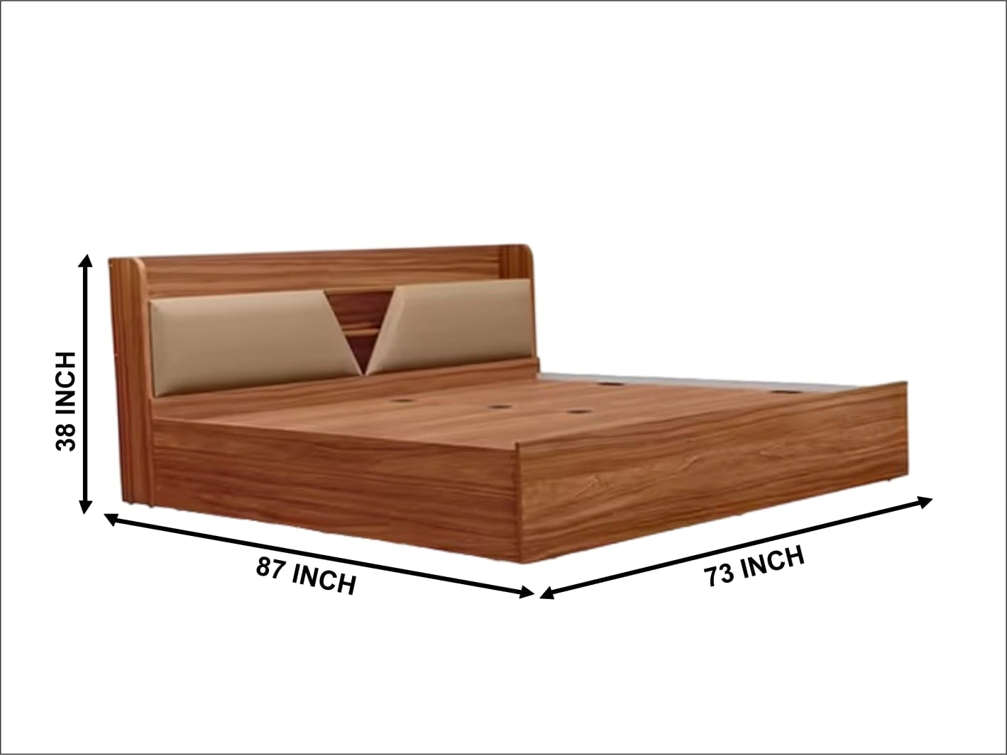 Timeless Comfort: The Wooden Bed-3