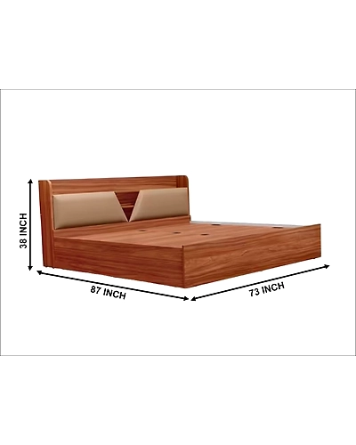 Timeless Comfort: The Wooden Bed-3