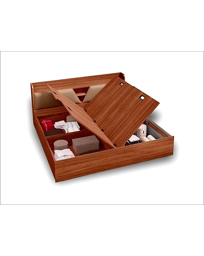 Timeless Comfort: The Wooden Bed-4