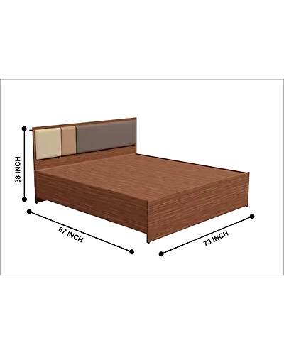 Stylish Luxury: The Upholstered Wooden Bed-3