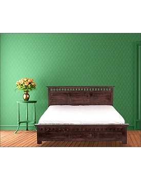 Classic Elegance: The Wooden Bed
