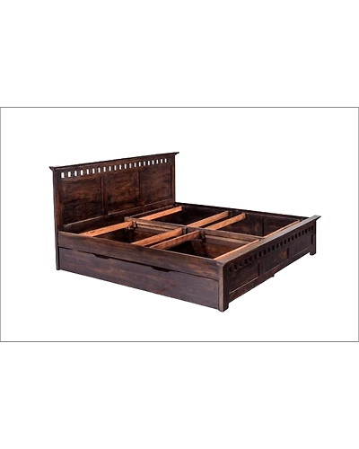 Classic Elegance: The Wooden Bed-1