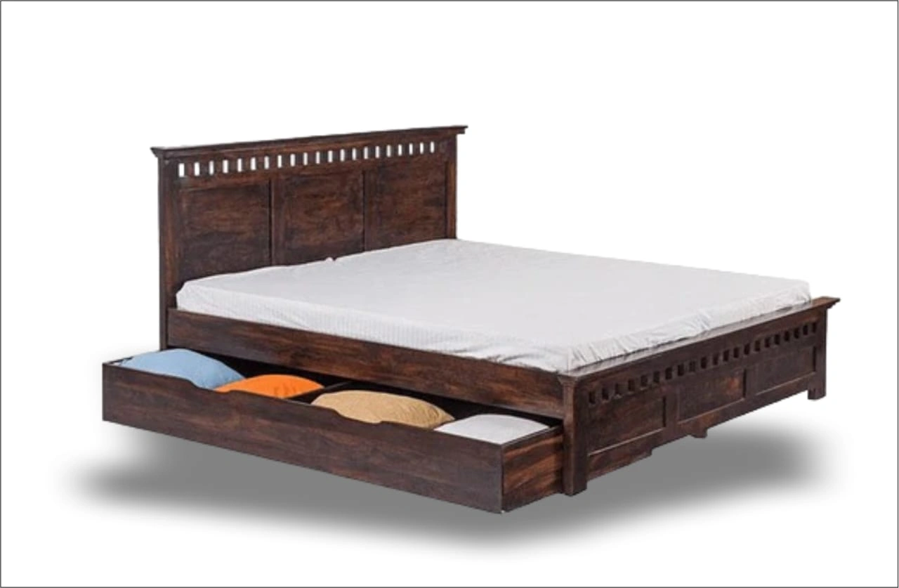 Classic Elegance: The Wooden Bed-2