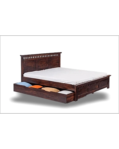 Classic Elegance: The Wooden Bed-2