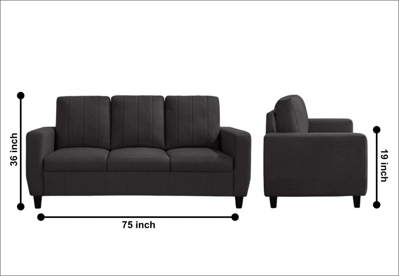 Versatile Comfort: 3+2+1 Seater Sofa Set-5