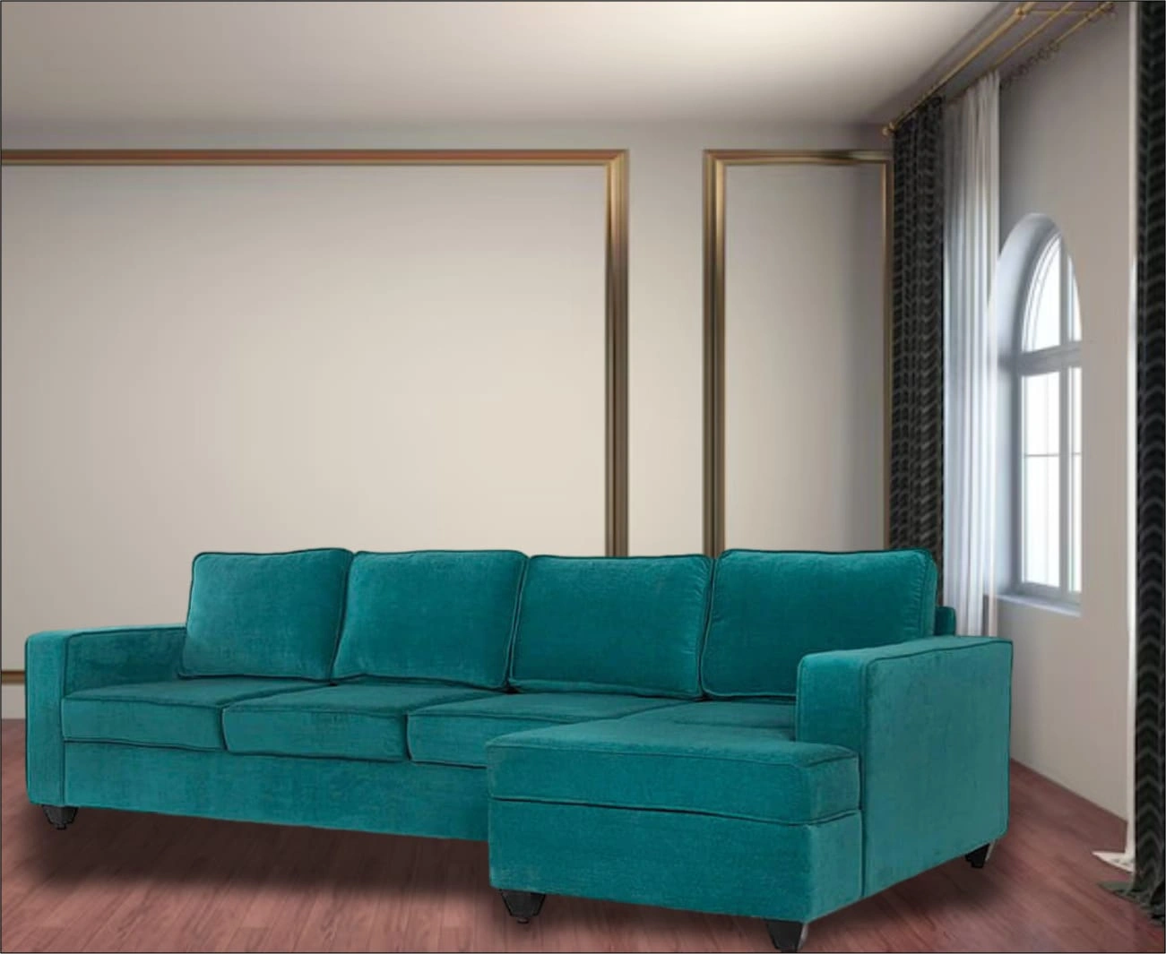 Cozy &amp; Spacious: 5-Seater L-Shape Sofa-12647249