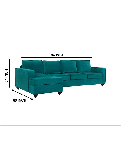 Cozy &amp; Spacious: 5-Seater L-Shape Sofa-4