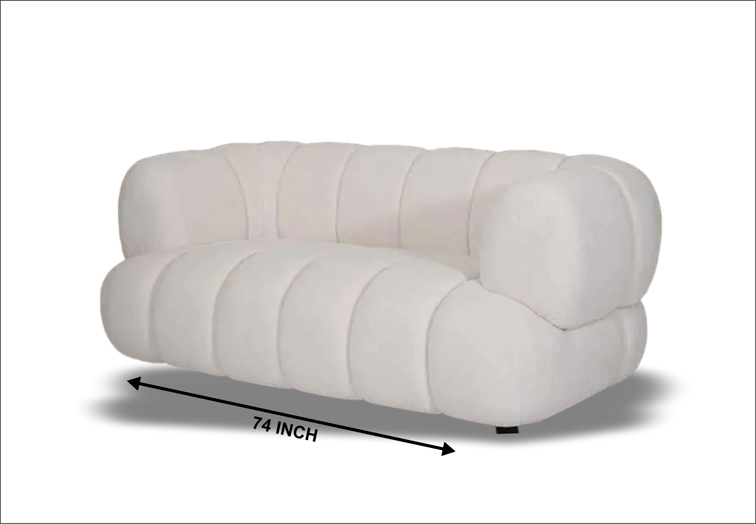 Title: Luxurious Sofa – Comfort and Style Combine-1