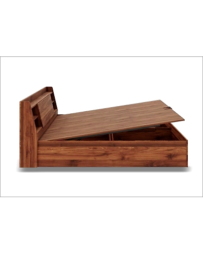 Rustic Wooden Bed – Quality Craftsmanship-1