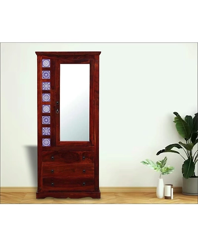 Elegant Wooden Almirah – Crafted for Style and Storage-12647483