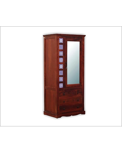 Elegant Wooden Almirah – Crafted for Style and Storage-1