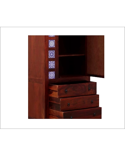 Elegant Wooden Almirah – Crafted for Style and Storage-3