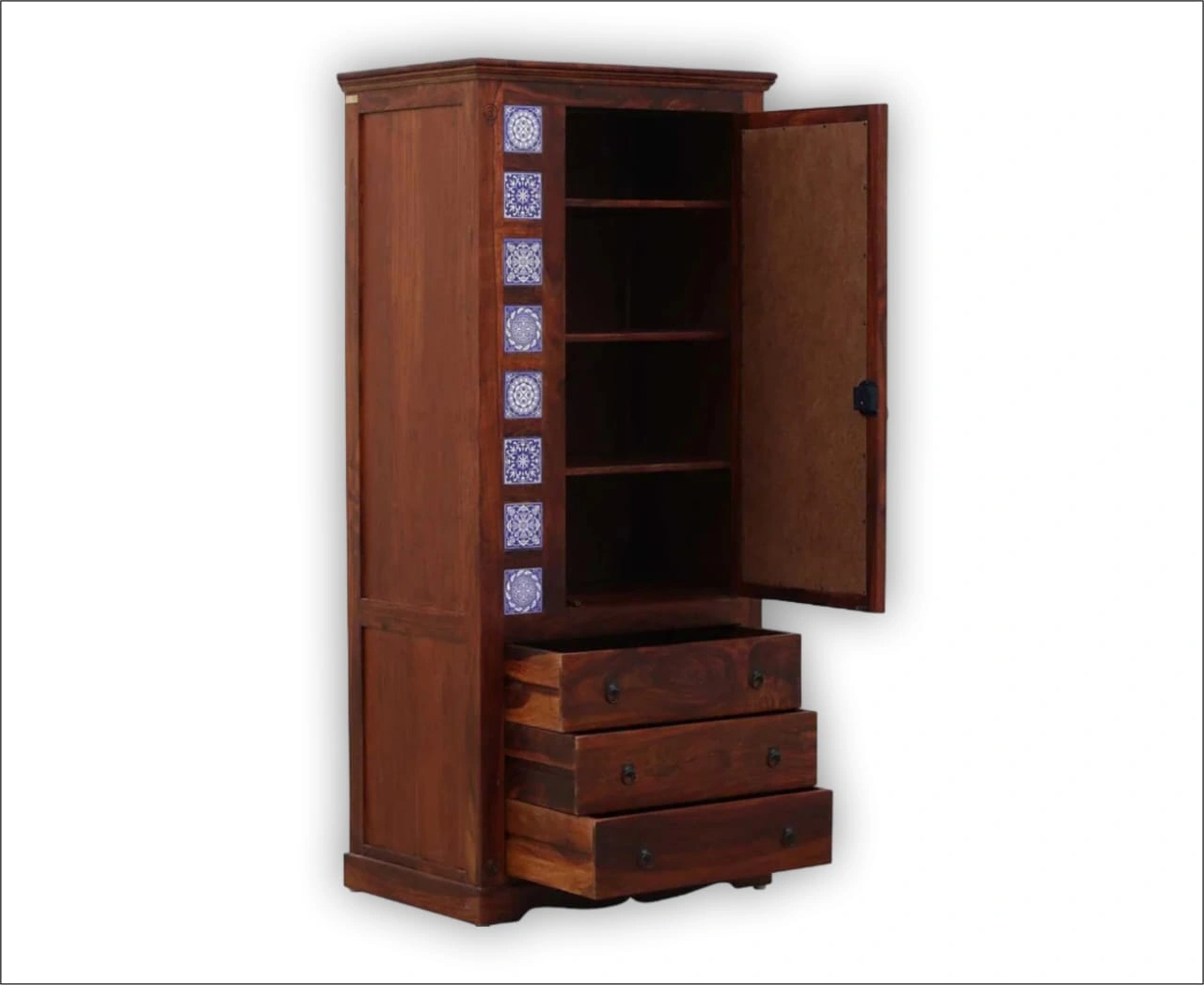 Elegant Wooden Almirah – Crafted for Style and Storage-4