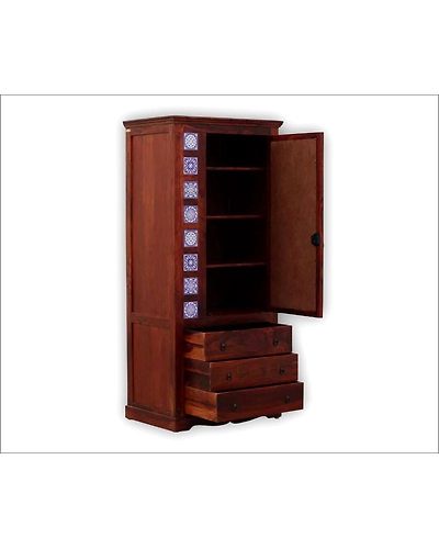 Elegant Wooden Almirah – Crafted for Style and Storage-4