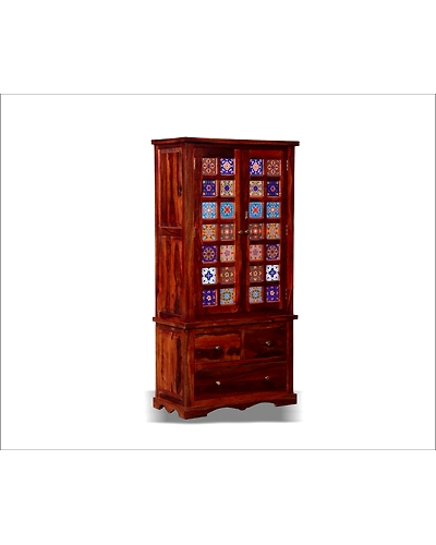 Classic Wooden Almirah – Timeless Storage Solution-2