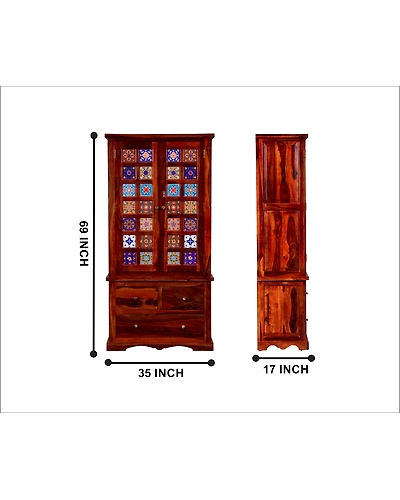 Classic Wooden Almirah – Timeless Storage Solution-3