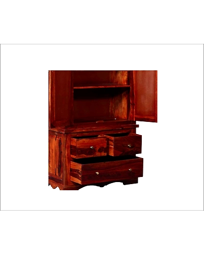 Classic Wooden Almirah – Timeless Storage Solution-4