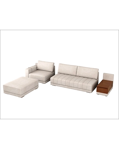 Chic L-Shaped Sofa-1