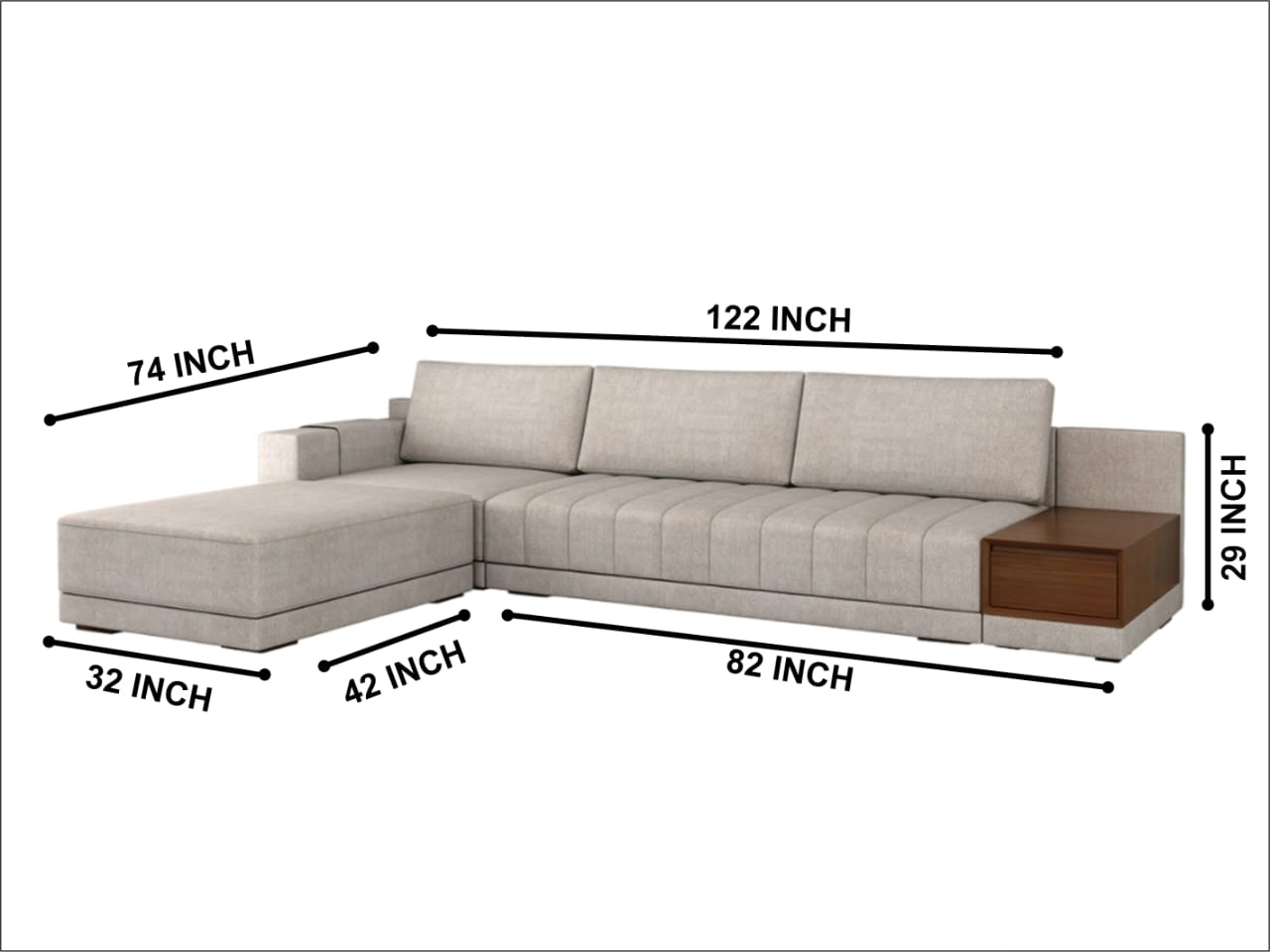 Chic L-Shaped Sofa-2