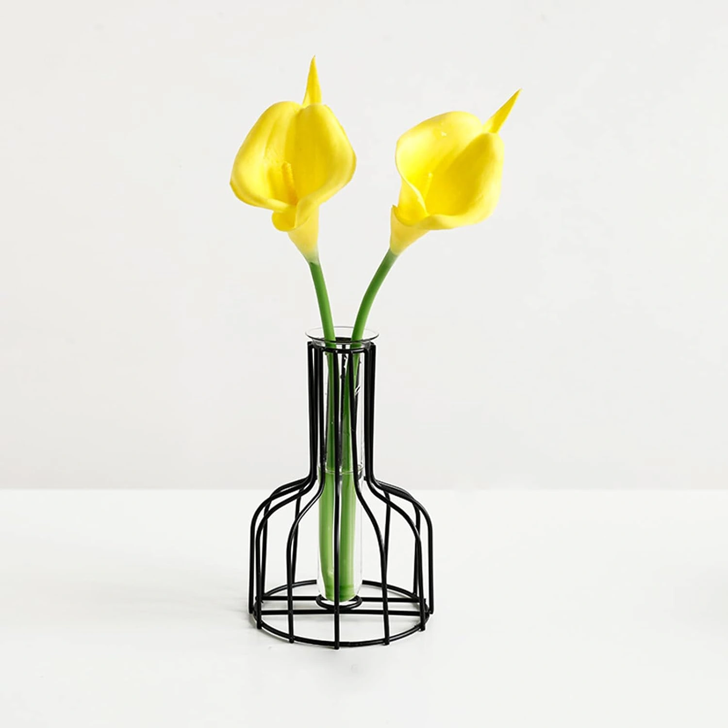 Iron Test Tube Flower Vase-1