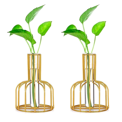 Iron Test Tube Flower Vase-2