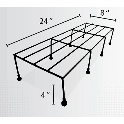 pack of Black plant stands for Home, outdoor, Balcony Metal Stand for Decoration-2