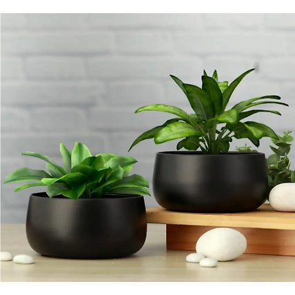 Metal Handi Flower Pot-2