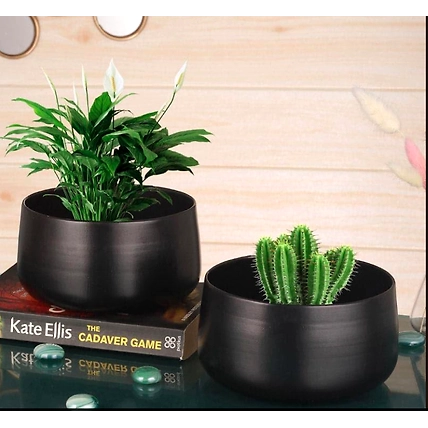 Metal Handi Flower Pot-3