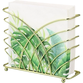 Napkin Holder for Dining Table - Tissue Paper Stand for Kitchen(Gold)Pack of 1