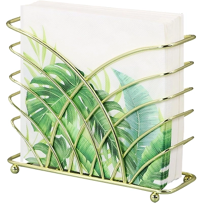 Napkin Holder for Dining Table - Tissue Paper Stand for Kitchen(Gold)Pack of 1