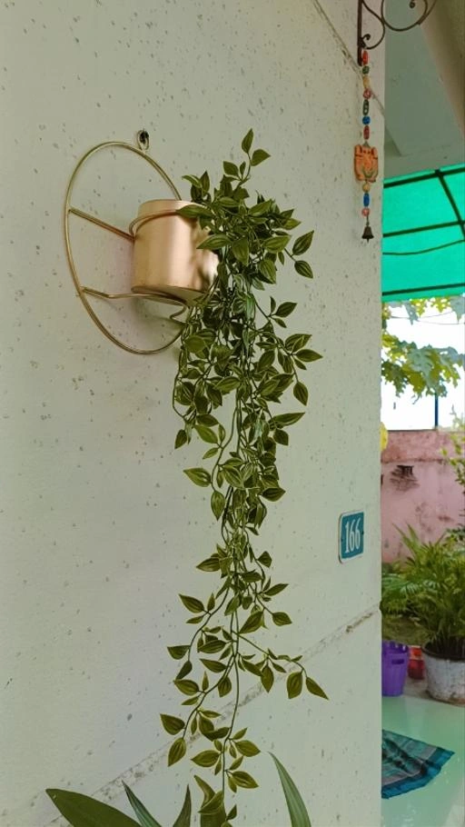 Metal Circular Hanging Planter-2